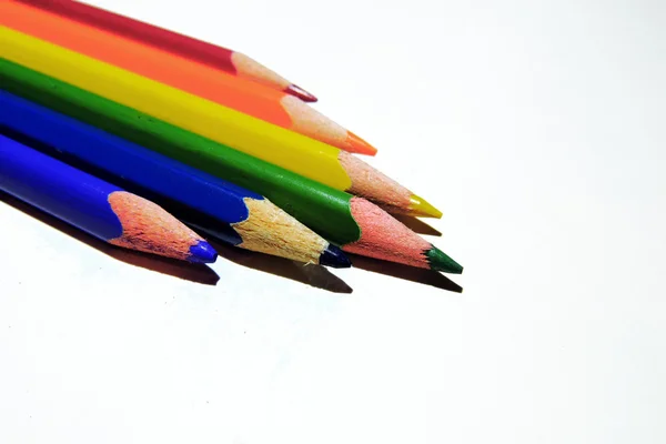 Διάφορα χρωματιστά μολύβια — Φωτογραφία Αρχείου