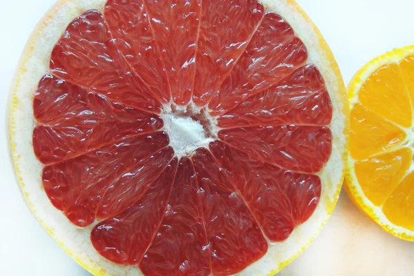 A grapefruit és a tangerine — Stock Fotó