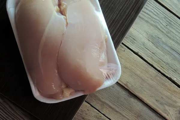 닭입니다. 고기입니다. 배경 — 스톡 사진