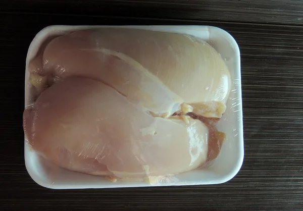 닭입니다. 고기입니다. 배경 — 스톡 사진