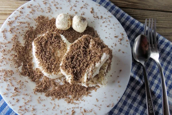 Eis und Schokoladenchips — Stockfoto