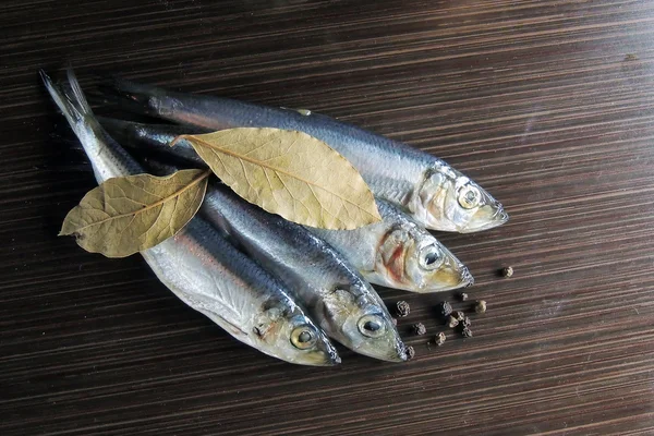 Соленая рыба со специями — стоковое фото
