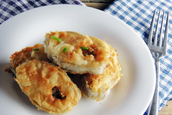 Gegrillter Fisch. heck — Stockfoto