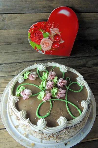 Kyjev dort. Pohled z vrcholu — Stock fotografie