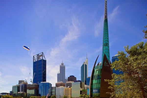 Skyscrapers in perth, western australia — Stock Photo, Image