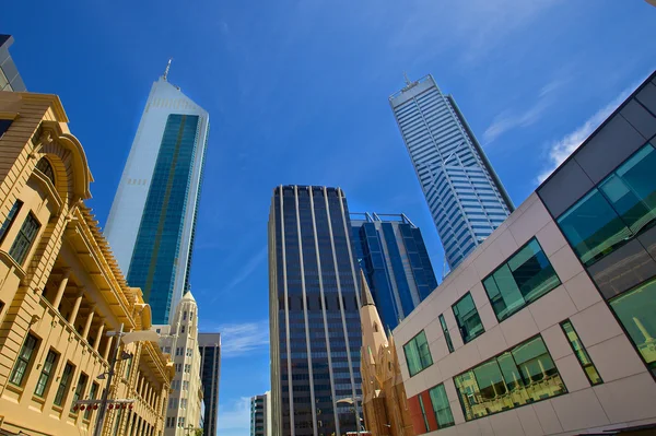 Wolkenkrabbers in perth, West-Australië — Stockfoto