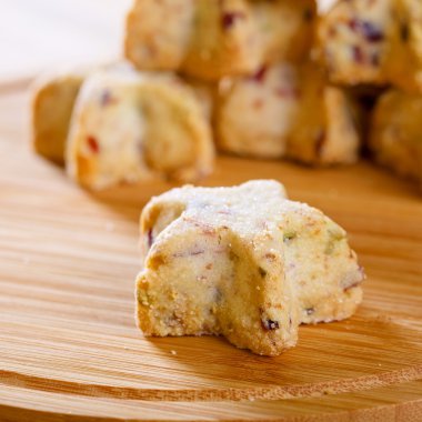 Noel şeker kurabiye bir yıldız şeklinde