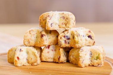 Noel şeker kurabiye bir yıldız şeklinde