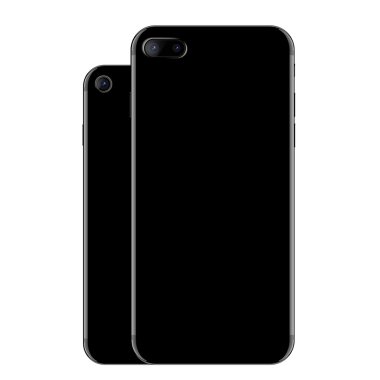 vektör, siyah telefon arka yüzü beyaz arka plan üzerinde gösterilen alay