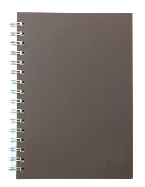 Beyaz izole günlüğü kitap