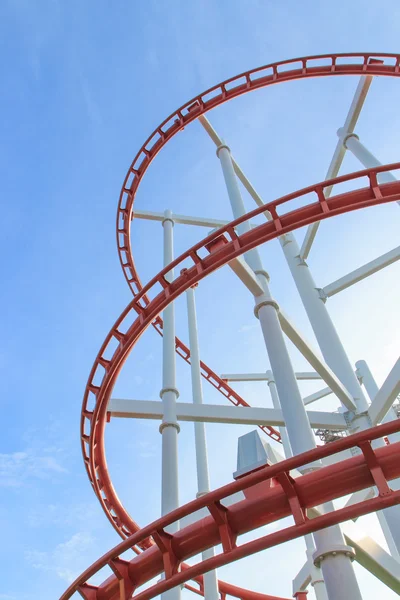 Pętle rollercoaster — Zdjęcie stockowe