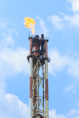 Mavi gökyüzü rafine yağ