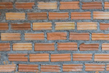 Tuğla ve beton duvar, mimar arka plan