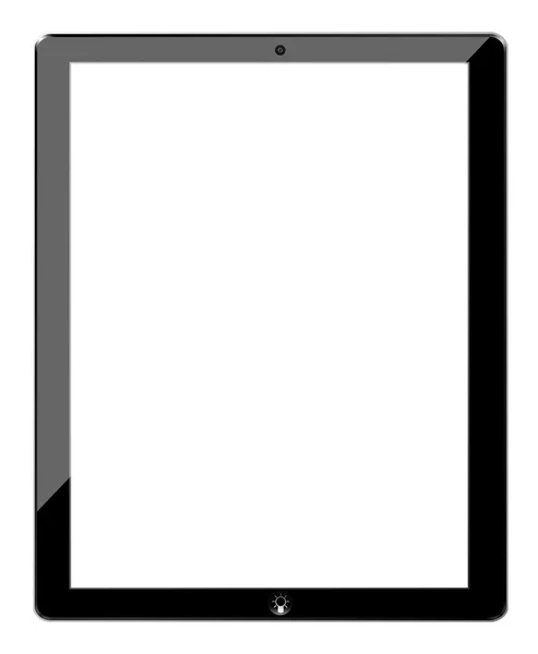 Tablet similar ipad and idea button — Stock Vector