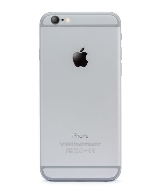 beyaz izole iphone 6 arka yüzüne