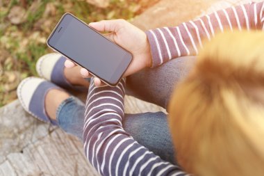 akıllı telefon modern teknoloji holding hippi erkek