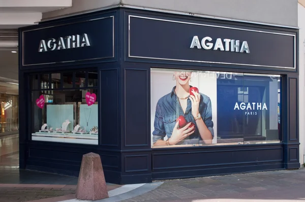 Fachada das jóias "Agatha" sinalização — Fotografia de Stock