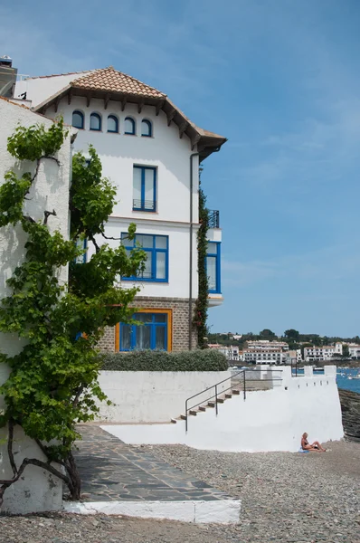 Arkitekturen i Cadaqués - Costa brava - Spanien — Stockfoto