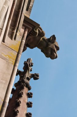 Gargoyle Mulhouse St Etienne tapınağında