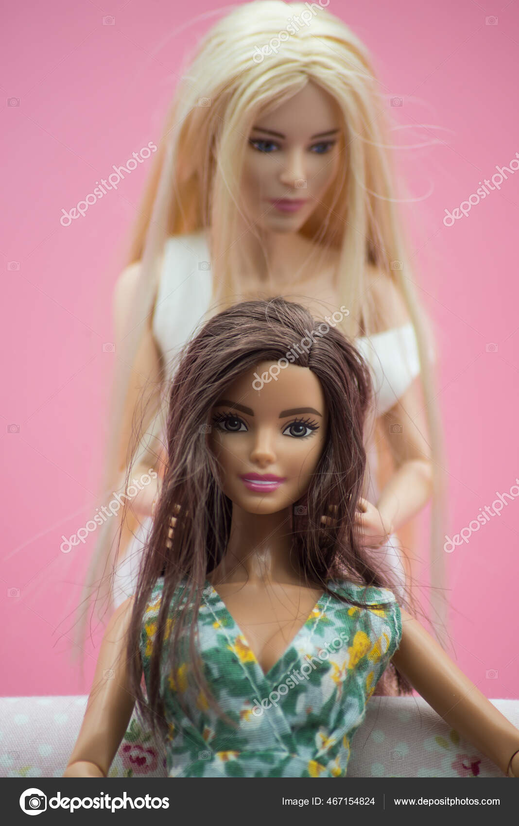 Boneca Barbie no Cabeleireiro