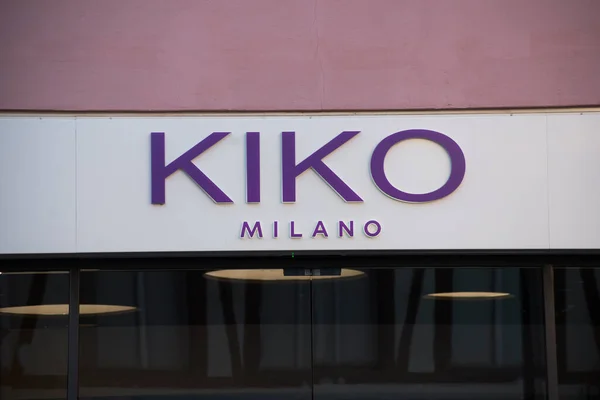 Mülhausen Frankreich Mai 2021 Großaufnahme Des Kiko Milano Schildes Der — Stockfoto