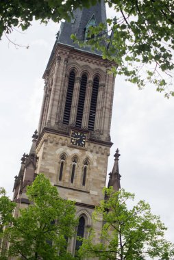 Mulhouse 'daki Saint-Barthelemy Kilisesi - Alsace - Fransa