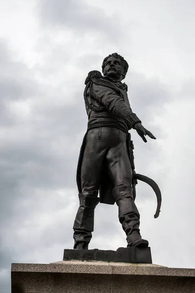 Estatua de General Rapp en la plaza Place Rapp. El General Conde Jean ...