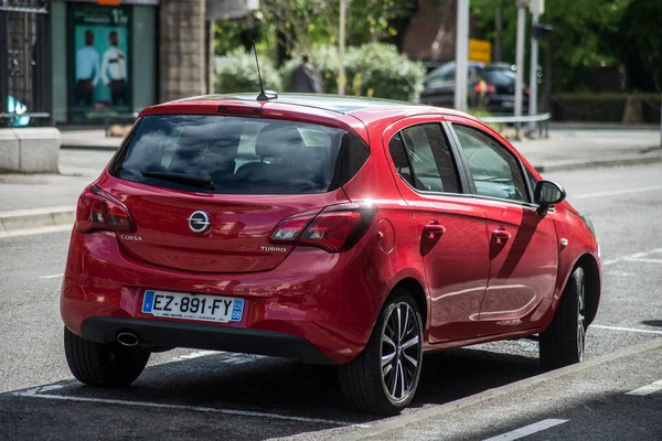 Colmar Frankreich Mai 2021 Rückansicht Eines Auf Der Straße Geparkten — Stockfoto