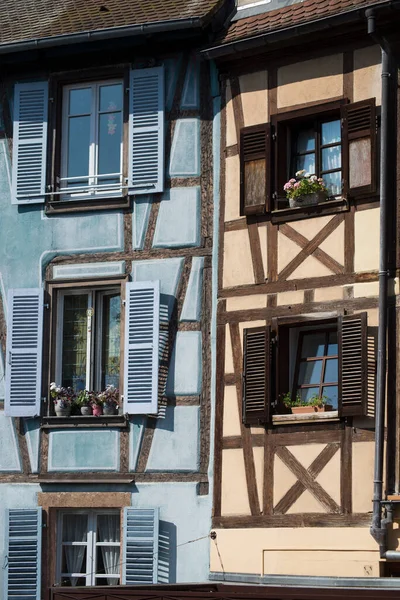 Einzelhandel Mittelalterlicher Architektur Colmar Frankreich — Stockfoto