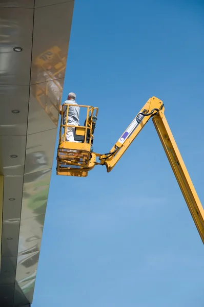 Nacelle workers — Stock Photo, Image