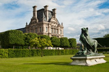 Tuileries bahçesinde paris - Fransa