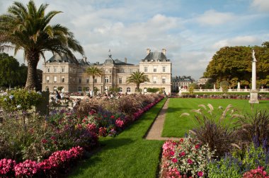 paris, Fransa, Lüksemburg bahçelerinde