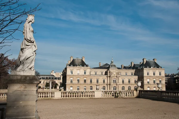 Luxemburgse tuinen in Parijs, Frankrijk — Stockfoto