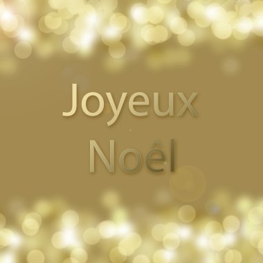 soyut bokeh neşeli Noel kartı