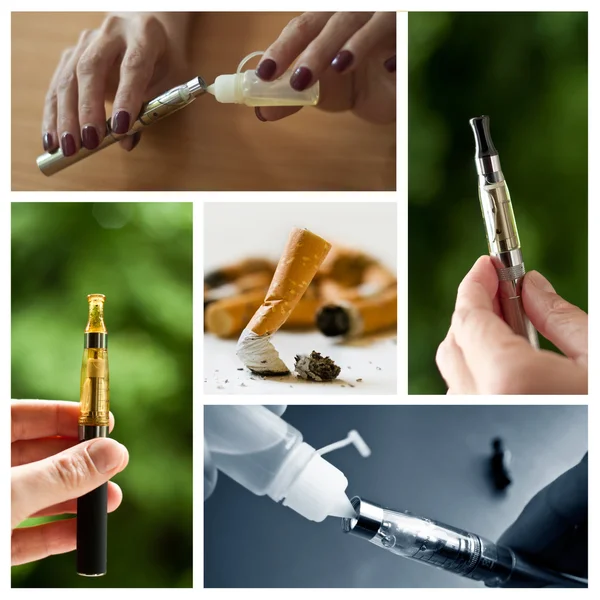 E-sigara kolaj ile sigara dur