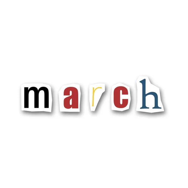 March — Stock Photo, Image