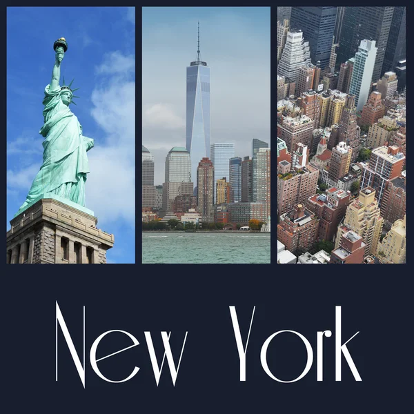 New York City Collage — Stockfoto