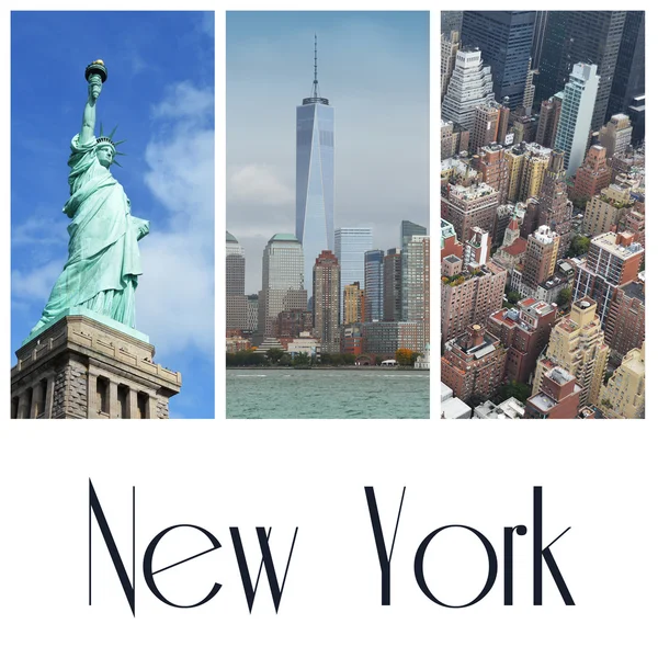 New York City Collage — Stockfoto