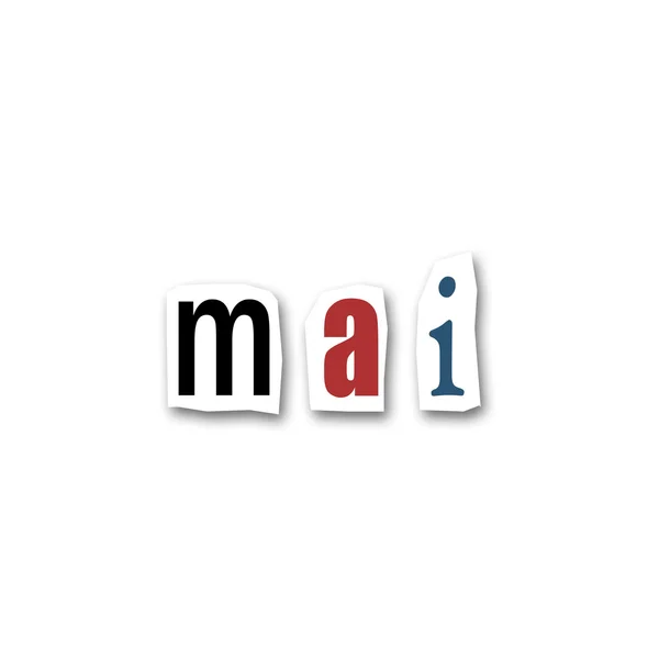 Mai en français — Photo