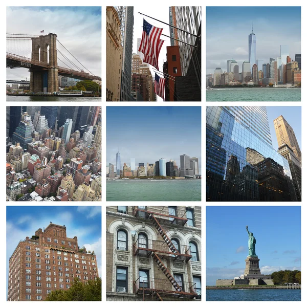 Collage de la ciudad de Nueva York —  Fotos de Stock