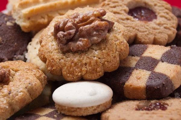 Surtido de panadería de Navidad francesa — Foto de Stock