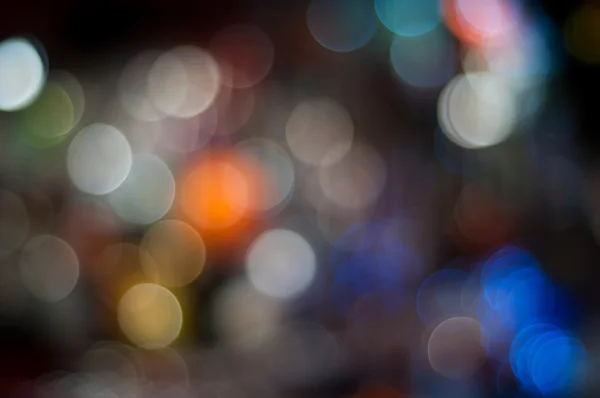 Noapte luminat bokeh — Fotografie, imagine de stoc