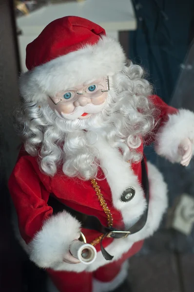 Santa claus in een showroom — Stockfoto