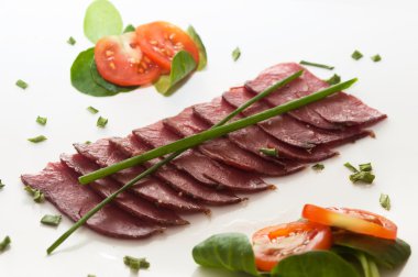 ördek göğsü salatası ile