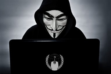 Bilgisayar kan davası maskesi ile anonim üye