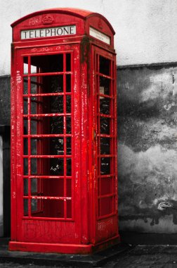 Londra'da bir telefon taksi