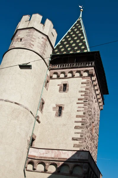 Medieval Gate of Spalen  in Basel, Switzerland — Stock Photo, Image