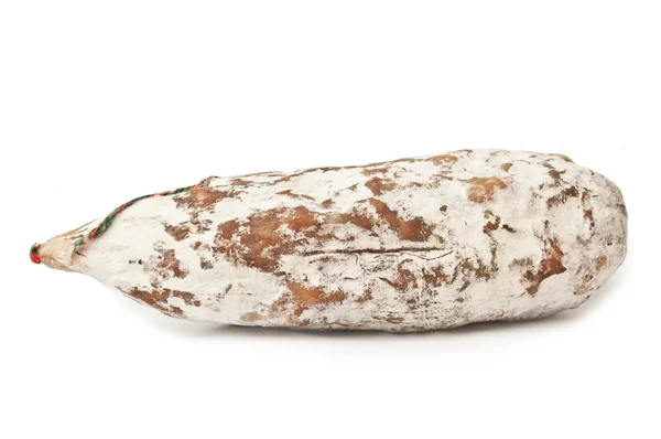 Sausage closeup on white background — Stock Photo, Image