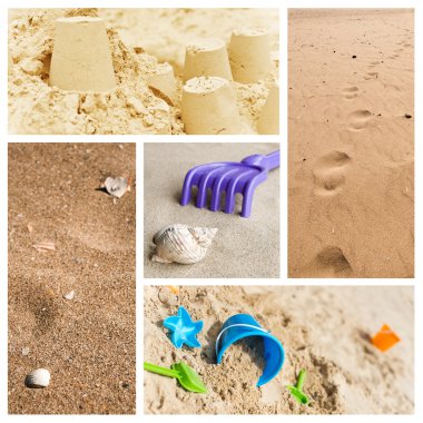 Sandcastle beach kolaj