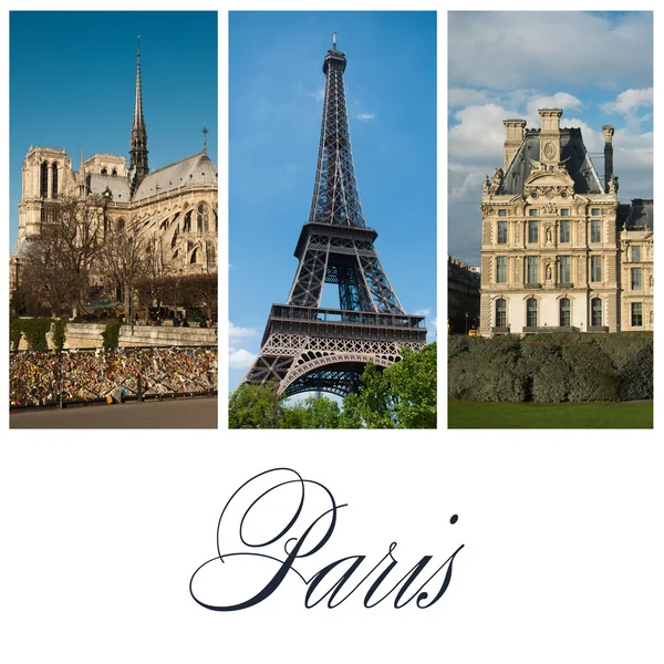Unterschiedliche Sichtweise von Paris — Stockfoto